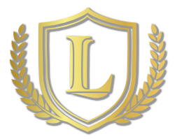 LuxeLayer – Logo mark (gold shadow)250